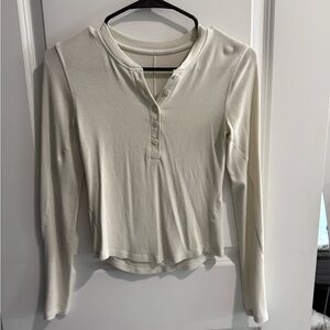 lululemon hold tight white Henley